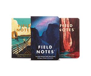 Field Notes Livres de mémoire Parcs nationaux