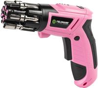 FIELDMANN AKU tournevis 3,6V rose avec embouts FDS 10112-A (1x1,3 Ah)