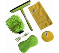 FIELDMANN FDAC 1001 Set de lavage 6pcs, raclette à vitre 1 pc, nettoyeur de ventilateur, éponge de lavage, chiffon microfibre
