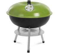 FIELDMANN FZG 1102G Gril de table au charbon de bois, taille du pot à griller : 36,5 cm, surface du gril : 34 cm, hauteur du gril : 28 cm