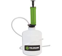 FIELDMANN FZR 9050 Extracteur d'huile, capacité du réservoir 1,6 l, 2x tuyau PVC, diamètre 8 mm (1 m), diamètre 10 mm (1,3 m), entonnoir, également utilisable pour tous les types de carburants