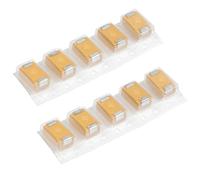 Fielect Lot de 10 condensateurs à puce tantale SMD SMT 7343 470uF 6,3 V 7,3 x 4,3 x 3 mm