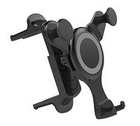 FIEMACH Support de téléphone mobile pour grille de ventilation ronde, pour Mercedes-Benz A/B/E/S, Mini Cooper, Audi-TT, compatible avec toutes les grilles de ventilation circulaires