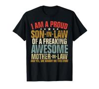 Fier beau-fils d'une belle-mère géniale, enfant rétro T-Shirt