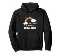 Fier bonus maman LGBTQ Rainbow Support LGBT Gay Pride Mois Sweat à Capuche