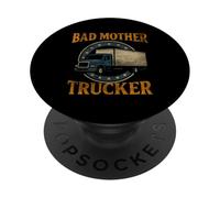 Fier, Camionneur, Chauffeur, Transporteur, livreur, Camionneur PopSockets PopGrip Adhésif