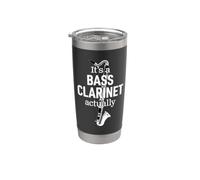 Fier Clarinettiste Humour Drôle ou Blague Clarinette Basse Gobelet isotherme en acier inoxydable double paroi