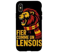 FIER COMME UN LENSOIS - supporter RC Lens lion Coque pour iPhone X/XS