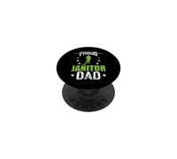 Fier Concierge, Papa, Nettoyeur et Gardien PopSockets PopGrip Adhésif