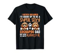 Fier de grandir pour devenir un père Cockapoo super sexy et drôle T-Shirt