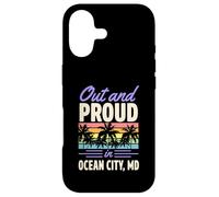 Fier de la Gay Pride LGBTQ d'Ocean City, Maryland Beach Coque pour iPhone 17