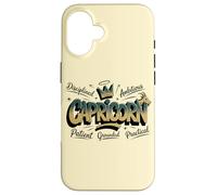 Fier de Mon Capricorne : Ambition et Élégance Coque pour iPhone 16