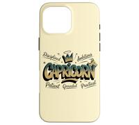Fier de Mon Capricorne : Ambition et Élégance Coque pour iPhone 16 Pro Max