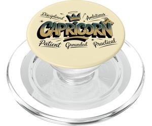Fier de Mon Capricorne : Ambition et Élégance PopSockets PopGrip pour MagSafe