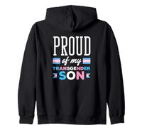 Fier de Mon Fils transgenre, Mon Fils Trans, ma mère, Mon père Sweat à Capuche