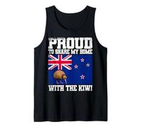 Fier de Partager ma Maison avec Le Kiwi néo-zélandais Kiwi Débardeur