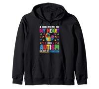 Fier d'être autiste Grand-mère, Grand-père, Papa, Pap Man, Nana Mimi, autiste Sweat à Capuche