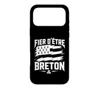 Fier D'Être Breton Homme Bretagne Gwenn Ha du et Triskell Coque pour iPhone 17 Pro Max