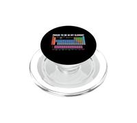 Fier d'être dans Mon élément Professeur de Chimie, Nerd PopSockets PopGrip pour MagSafe