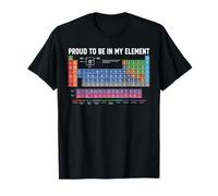 Fier d'être dans Mon élément Professeur de Chimie, Nerd T-Shirt