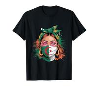 Fier d'être Femme Algérienne Fille Cadeau Drapeau Algérien T-Shirt