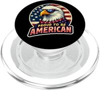 Fier d'être le jour de l'indépendance patriotique américaine 4 juillet États-Unis PopSockets PopGrip pour MagSafe