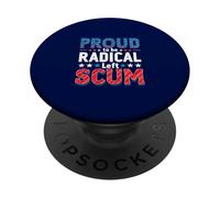 Fier d'être Radical Gauche - Politique démocrate Rebelle PopSockets PopGrip Adhésif