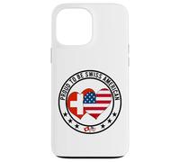 Fier d'être Suisse-Américain J'aime l'Amérique J'aime la Suisse Coque pour iPhone 13 Pro Max