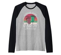 Fier d'être un nouveau papa, c'est la fête des pères pour la première fois Manche Raglan