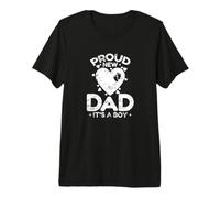 Fier d'être Un Nouveau Papa, C'est Un garçon T-Shirt Haut de Gamme