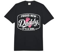 Fier d'être Un Nouveau Papa, C'est Une Fille, Papa en Devenir, père pour la première Fois Comfort Colors Adult Heavyweight T-Shirt