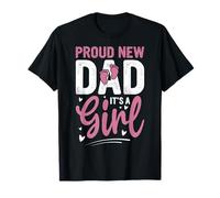Fier d'être Un Nouveau Papa, C'est Une Fille Qui Offre à Son père Le Futur Papa T-Shirt