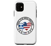 Fier d'être Une fierté gréco-américaine, J'aime la Grèce, J'aime Les États-Unis Coque pour iPhone 11