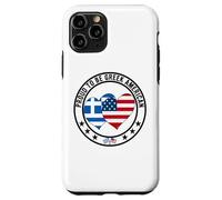 Fier d'être Une fierté gréco-américaine, J'aime la Grèce, J'aime Les États-Unis Coque pour iPhone 11 Pro