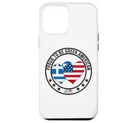Fier d'être Une fierté gréco-américaine, J'aime la Grèce, J'aime Les États-Unis Coque pour iPhone 12 Pro Max
