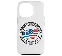 Fier d'être Une fierté gréco-américaine, J'aime la Grèce, J'aime Les États-Unis Coque pour iPhone 13 Pro