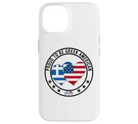 Fier d'être Une fierté gréco-américaine, J'aime la Grèce, J'aime Les États-Unis Coque pour iPhone 14