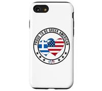 Fier d'être Une fierté gréco-américaine, J'aime la Grèce, J'aime Les États-Unis Coque pour iPhone SE (2020) / 7/8