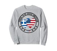 Fier d'être Une fierté gréco-américaine, J'aime la Grèce, J'aime Les États-Unis Sweatshirt