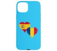 Fier Espagnol Roumain Fan Fierté Un Drapeau Espagne Roumanie Coque pour iPhone 15 Plus