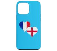 Fier Expatrié Anglais Français Un Drapeau France Angleterre Coque pour iPhone 13 Pro Max