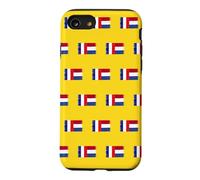Fier Fan Français Néerlandais Petit Drapeau France Pays-Bas Coque pour iPhone SE (2020) / 7/8