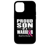 Fier fils d'un guerrier sensibilisation au cancer du sein pour ma famille Coque pour iPhone 12/12 Pro