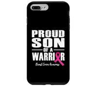 Fier fils d'un guerrier sensibilisation au cancer du sein pour ma famille Coque pour iPhone 7 Plus/8 Plus