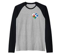 Fier Gallois Écossais Un Petit Drapeau de Pays Galles Écosse Manche Raglan