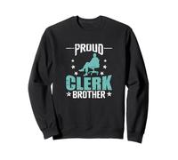 Fier, Greffier, frère, Bureau Professionnel Sweatshirt