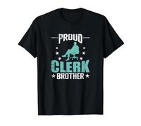 Fier, Greffier, frère, Bureau Professionnel T-Shirt Graphique avec Valeur