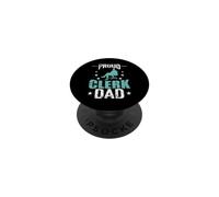 Fier Greffier, Papa, employé de Bureau PopSockets PopGrip Adhésif