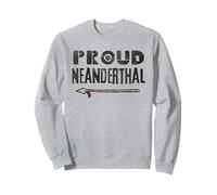 Fier Homme des cavernes de Néandertal Vintage Vieilli Sweatshirt