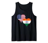 Fier Indien Américain de USA Un Drapeau États-Unis Inde Débardeur